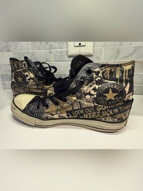 RARE 2011 Converse x DC Comics Batman Joker Chuck Taylor Hi 125558C W7.5 M5.5